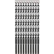 Power Tool Accessories Makita 1/2 in. x 12 in. 2-Cutter Carbide SDS-Plus Drill Bit Set 10-Piece