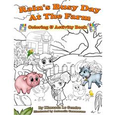 Rain's Busy Day At The Farm Coloring Book Le Gendre Kimaada Le Gendre 9781732632035 (Hæftet)