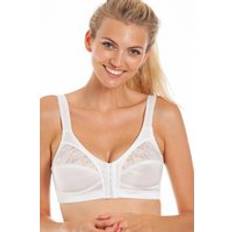Camille Bras Camille Womens Soft Cup Front Fastening Bra White