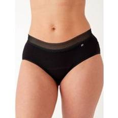 XS Knickers Pretty Polly Period Pants Hipster Short Black