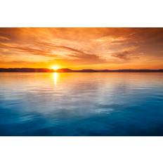 Sunset over water