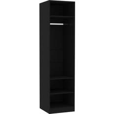 Schwarz Kleiderschränke vidaXL Black 50x50x200cm Wardrobe