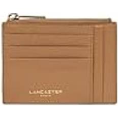 Lancaster Læderkortholder Pung Lynlås Dune Linje - Brun