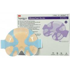 First Aid Tegaderm Silicone Foam Border Dressing, 6 X