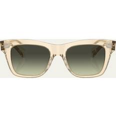 Solbriller Oliver Peoples Ms Square Sunglasses - Gold/Neutral