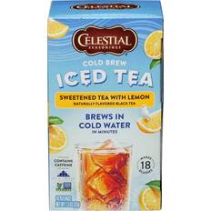 Cold Brew Sweetened Tea with Lemon