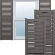 Windows Ekena Millwork 12 W H Lifetime Vinyl TailorMade Top Center Window Shutter