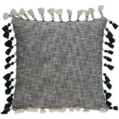 Arwen Transitional Grey Slate Throw Pillow