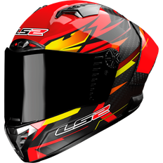 LS2 Casco Thunder Carbon Gp Aero Fire Red/black