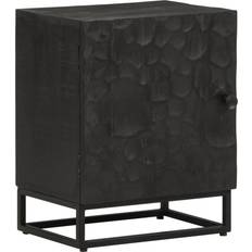 Iron Bedside Tables vidaXL Schwarz 40 x 30 x 50 cm Nachttisch