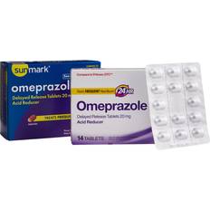 Paracetamol Medicines Sunmark Omeprazole Acid Reducer Delayed Release 20 Tablet