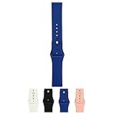 Watch Straps Morellato Premium Batteries, System (Ec) Silicone Blue 20mm Chrome-plated Buckle SMART Collection