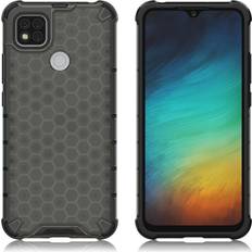 Xiaomi Mobiltillbehör Xiaomi Bofink Honeycomb Redmi 9C skal Silver/Grå
