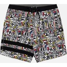 Hurley Phantom Eco 25th S1 Block Party Boardshorts Barely Bone Men's Swimwear White