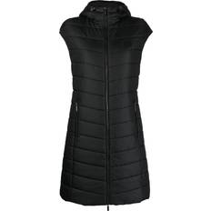 Armani Exchange Vests Armani Exchange hooded quilted gilet women Polyester/Polyester Black