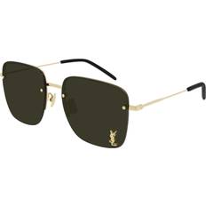 Saint Laurent SL 312 M Sunglasses 006 - Gold