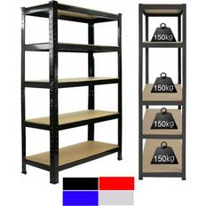 YouseaHome 180x90x40cm,Blue Unit Shelving System