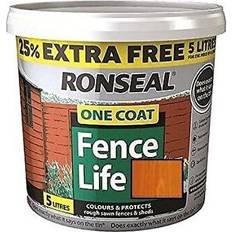 Ronseal 5L One Coat Fence Life Harvest Wood Paint
