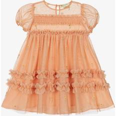 Stella McCartney Kids Besticktes Kleid aus Pink