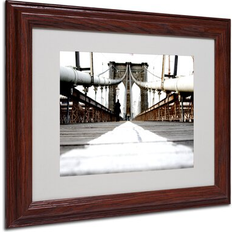 Trademark Fine Art 'Brooklyn Bridge' Yale Gurney Framed Art