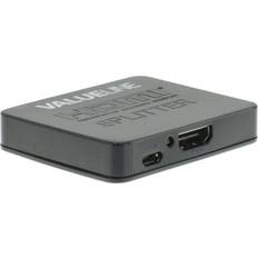 Luxorparts Aktiv HDMI-splitter 2-veis
