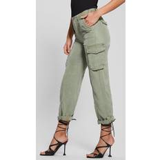 Guess Men Pants Guess Nessi Linen Cargo Pants