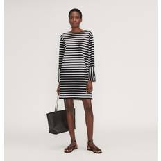 By Malene Birger Jurken By Malene Birger Mariner Dress Everlane - Black/Canvas Tan