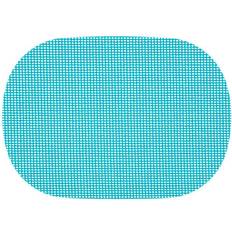 Turquoise Place Mats Kraftware Fishnet 17 Covered Jute Oval Place Mat Turquoise