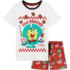 Multicoloured Pyjamases SpongeBob Short Sleeve Pyjama Set Multi 4-5 Years