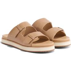 Nisolo Ella Flatform Slide Almond