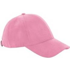 Pink Caps Beechfield Faux Suede Panel Cap Pink One