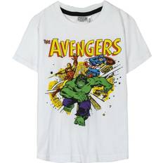 Marvel Barnkläder Marvel Kurzarm-T-Shirt für Kinder Weiß Jahre