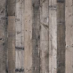 Livebor Gray Wood Peel and Stick Wallpaper Wood Plank Wallpaper 17.7inch x 236.2inch Shiplap Contact Paper Faux Barnwood Wallpaper Peel and Stick Self Adhesive Wall Paper Faux Wood Rustic Reclaimed