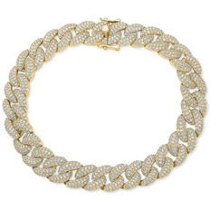 Macy's Bracelets Macy's Diamond Cuban Link Bracelet 10 ct. t.w in 10k Gold Yellow Gold