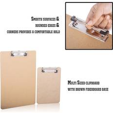 KAV A5 Clipboard Low Profile Clip Hardboard Hole