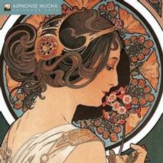 Flame Tree Publishing Alphonse Mucha Wall Calendar 2025 Art