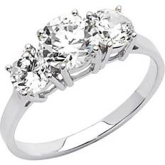 Engagement Ring - White Gold/Transparent