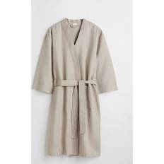 H&M Sleepwear H&M & Waffled Bathrobe Brown