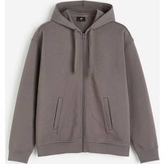 H&M Jackets H&M & Loose Fit Hooded Jacket Gray