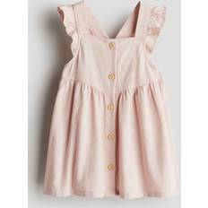 Rosa Klänningar H&M Baby Rosa Bomullsklänning med volang