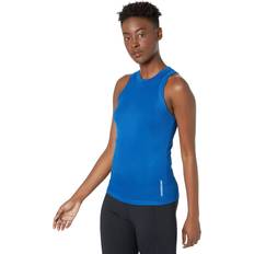 New Balance Tank Tops New Balance Women's Perfect Rib Tank, Blue Groove