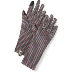 Smartwool Women Gloves & Mittens Smartwool Thermal Merino Glove Merino Winter Gloves for Men and Women, Pecan Brown Dot