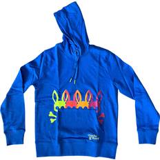 Psycho Bunny Sweaters Psycho Bunny Men's Pullover Graphic Hoodie Sweatshirt Hoody Peekaboo Royal Blue BROY