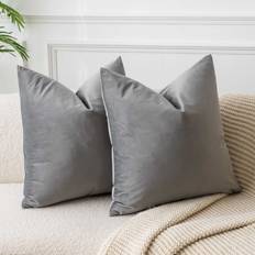 JUSPURBET JUSPURBET Velvet Cushion Cover Gray