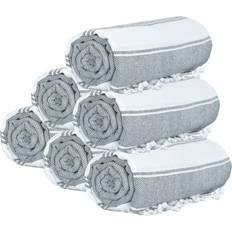 Peshtemal Turkish Beach 36x71 Set of 6