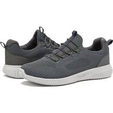 Walking Shoes Avia Slip On Shoes for Men Casual Comfortable Athletic Tennis Walking Sneakers for Men with Memory Foam Dark Grey