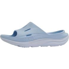 Hoka One One ORA Recovery Slide Unisex Sandals 10, Color: Ice Water/Airy Blue