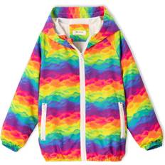 Welaken Toddler Kid's Rain Jacket II - Rainbow Clouds