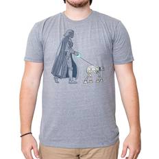 Star Wars Darth Vader at-at Walker Graphic Adult T-ShirtHeather,Large