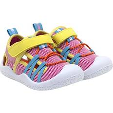 Beach Shoes Robeez Kids Water Shoes Boys & Girls Slip Resistant Neoprene Aqua Shoes for Summer, Beach, Pool Splash Light Pink Years